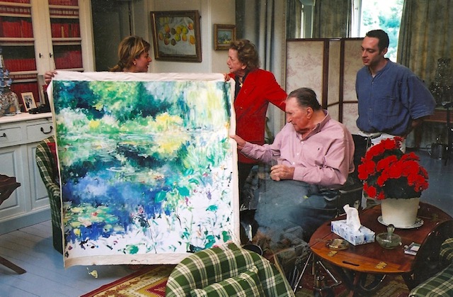 With Gerald and Florence Van der Kemp